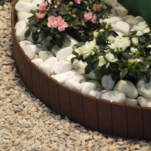 Obrazek Eko-palisada 17x100 cm brązowa