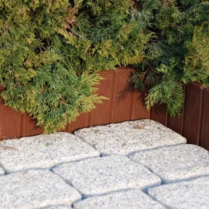 Obrazek Eko-palisada 17x100 cm brązowa