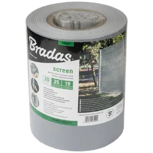 Obrazek Taśma ogrodzeniowa 19 cm x 35 m jasnoszara