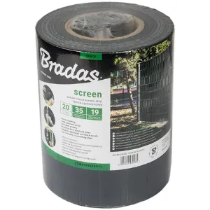 Obrazek Taśma ogrodzeniowa 19 cm x 35 m szara