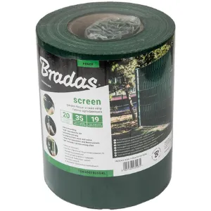 Obrazek Taśma ogrodzeniowa 19 cm x 35 m zielona