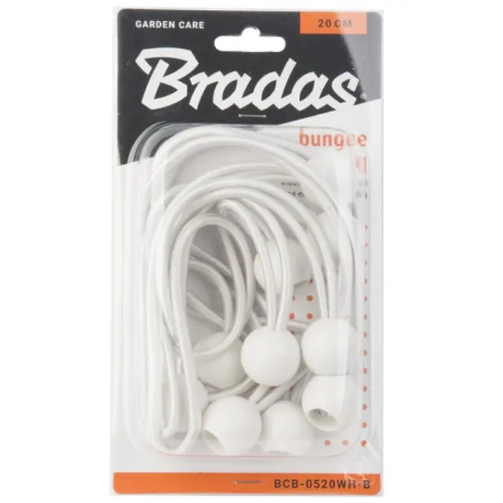 Obrazek Zestaw gum z kulką BUNGEE CORD BALL 10szt. x 20cm