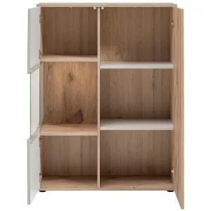 Obrazek Witryna Catalina DVC CT WSN dąb viking/kaszmir