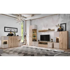 Obrazek Witryna Catalina DVC CT WSN dąb viking/kaszmir