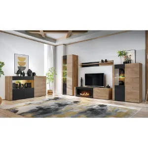 Obrazek Witryna Aron RZS AR WSN dąb ribbeck/czarny