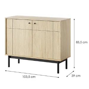 Obrazek Komoda Japandi K104 dąb linea