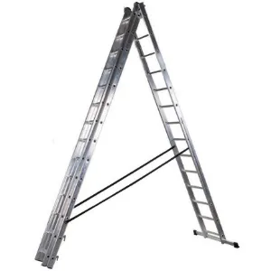 Obrazek Drabina aluminiowa 3-częściowa 3x14