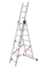 Obrazek Drabina aluminiowa 3-częściowa 3x7