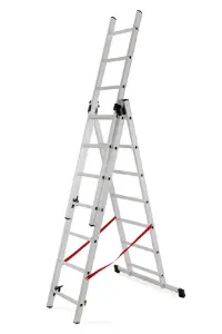 Obrazek Drabina aluminiowa 3-częściowa 3x7