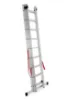 Obrazek Drabina aluminiowa 3-częściowa 3x9