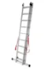 Obrazek Drabina aluminiowa 3-częściowa 3x9