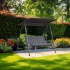 Obrazek Huśtawka ogrodowa szara