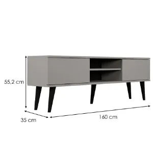 Obrazek Szafka RTV 160 Toronto Szary Chinchilla