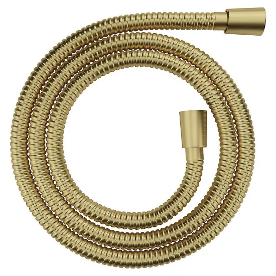 Obrazek Wąż prysznicowy 150 cm mosiądz szczotkowany