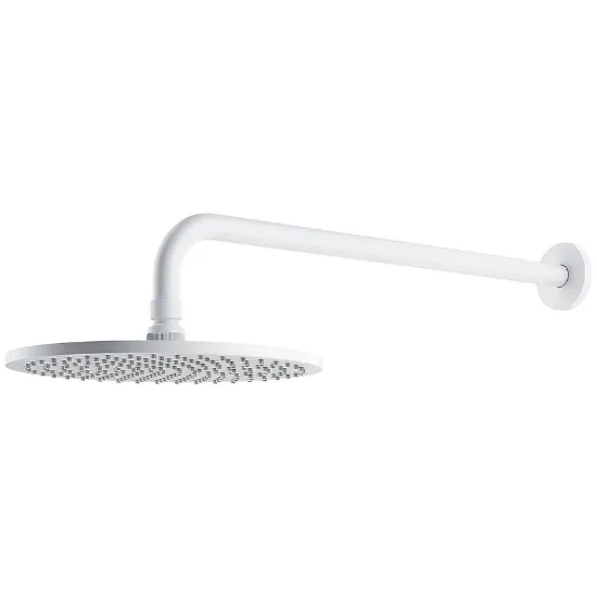 Obrazek Deszczownica z ramieniem Slimline Ø25 cm biały mat