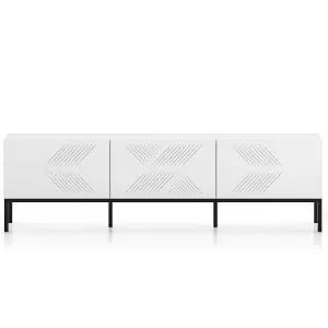 Obrazek Szafka RTV Clearing 04 biały/czarna