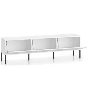 Obrazek Szafka RTV Clearing 04 biały/czarne