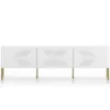 Obrazek Szafka RTV Clearing 04 biały/złote