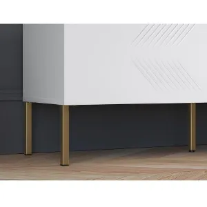 Obrazek Szafka RTV Clearing 04 biały/złote