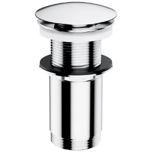 Obrazek Korek klik-klak do syfonu umywalkowego bez przelewu chrom