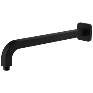 Obrazek Ramię prysznicowe ścienne 35 cm czarne