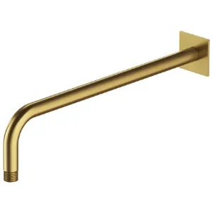 Obrazek Ramię prysznicowe ścienne 40 cm złoty szczotkowany