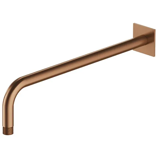 Obrazek Ramię prysznicowe ścienne 40 cm miedź szczotkowany