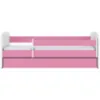 Obrazek Łóżko dziecięce Babydreams+SZ+M różowy 80x160 balonik