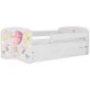 Obrazek Łóżko dziecięce Babydreams+SZ+M biały 80x180 balonik