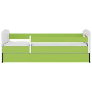 Obrazek Łóżko dziecięce Babydreams+SZ+M zielony 70x140 baletnica