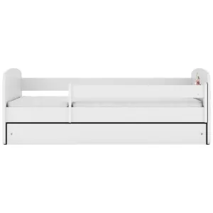 Obrazek Łóżko dziecięce Babydreams+SZ+M biały 80x160 baletnica