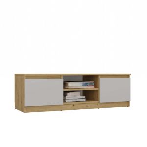 Obrazek Szafka RTV Tula 120 dąb artisan/kaszmir beż