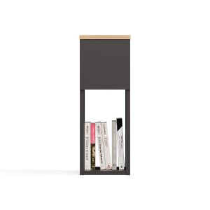 Obrazek Szafka nocna Galaxy 20 1S antracyt/dąb artisan