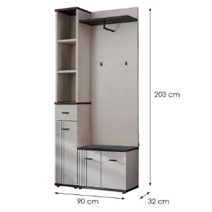 Obrazek Garderoba Hugo I Cc Hg1 Kaszmir/Czarny