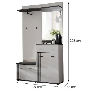 Obrazek Garderoba Hugo II Cc Hg2 Kaszmir/Czarny