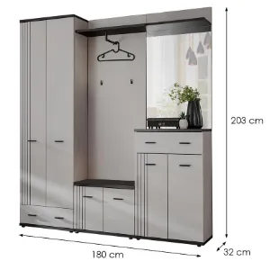 Obrazek Garderoba Hugo III Cc Hg3 Kaszmir/Czarny