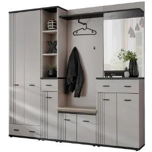 Obrazek Garderoba Hugo IV Cc Hg4+P2 Poduszka Kaszmir/Czarny