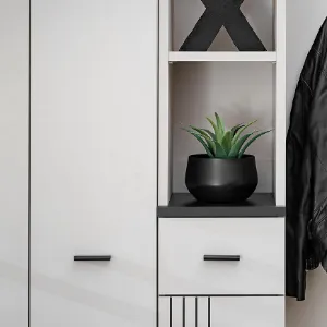 Obrazek Garderoba Hugo IV Cc Hg4+P2 Poduszka Kaszmir/Czarny