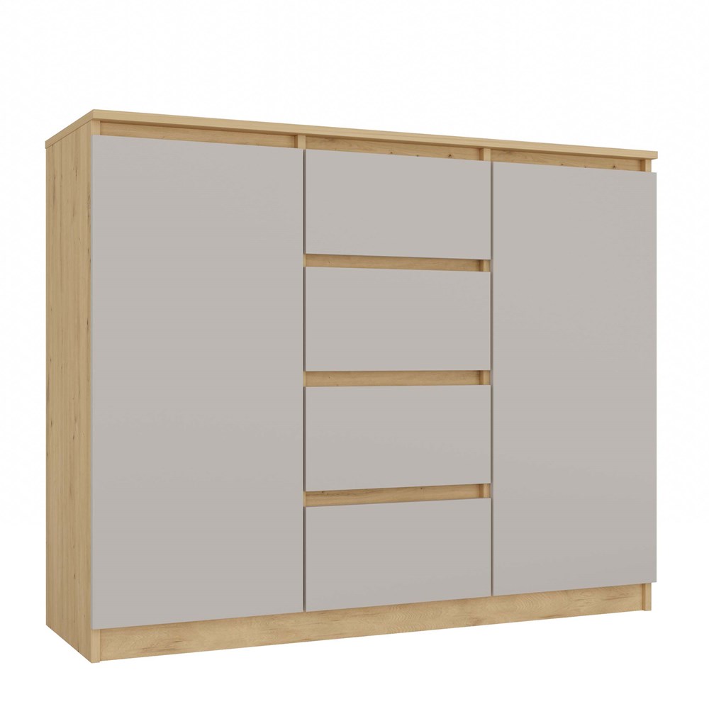 Komoda Aramis 2D4S dąb artisan/kaszmir beż