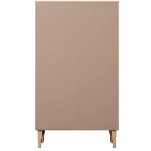 Obrazek Regał Denver Szary Chinchilla/Hikora