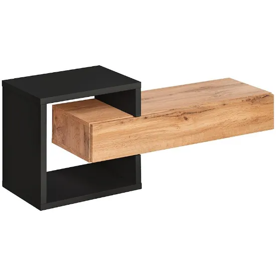 Obrazek Półka Easy WTZ EY TYP 03 wotan/czarny