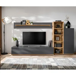 Obrazek Meblościanka Silk 3 Anwt Sk3 Antracyt/Wotan