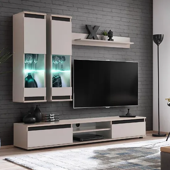 Obrazek Meblościanka Modo Cz Md Kaszmir/Czarny