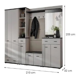 Obrazek Garderoba Hugo VIII Cc Hg8 Kaszmir/Czarny