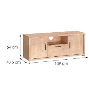 Obrazek Szafka RTV Grande G6 140 Dąb Cremona