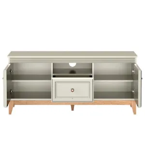 Obrazek Szafka RTV Windsor 8w Kashmir/Dąb Naturalny