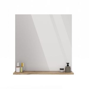 Obrazek Lustro łazienkowe z półką Trigo dąb evoke