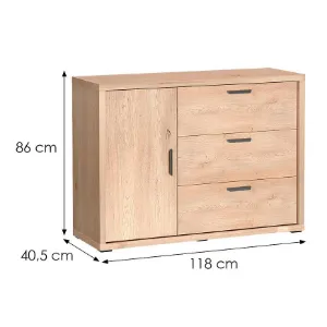 Obrazek Komoda Grande G1 120 Dąb Cremona