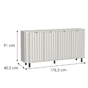 Obrazek Komoda Novado 2nv 180 Biały Klasyczny