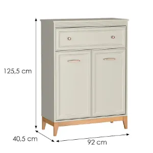 Obrazek Komoda Windsor 4w 90 Kashmir/Dąb Naturalny